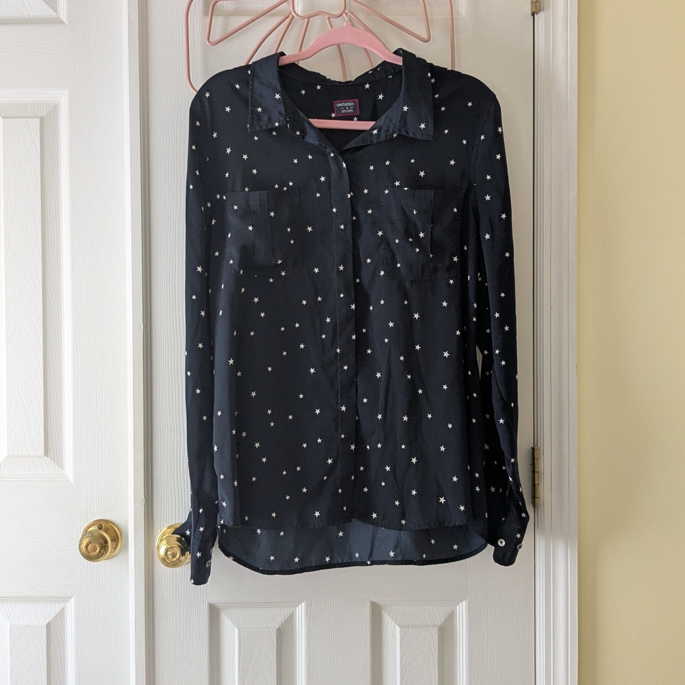 UNTUCKit Black Star Button Down Shirt